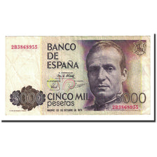 Banknote, Spain, 5000 Pesetas, 1979-10-23, KM:160, EF(40-45)