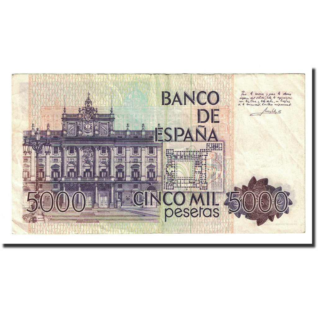 Banknote, Spain, 5000 Pesetas, 1979-10-23, KM:160, EF(40-45)