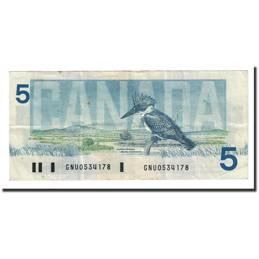 Banconote, Canada, 5 Dollars, 1986, KM:95b, BB