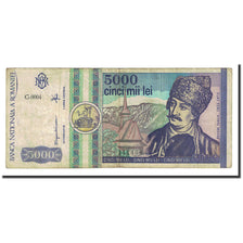 Banknote, Romania, 5000 Lei, 03/1992, KM:103a, VF(20-25)