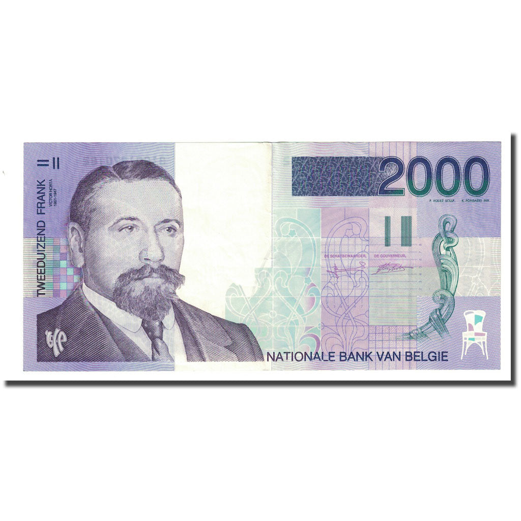 Billet, Belgique, 2000 Francs, 1994-2001, KM:151, SUP