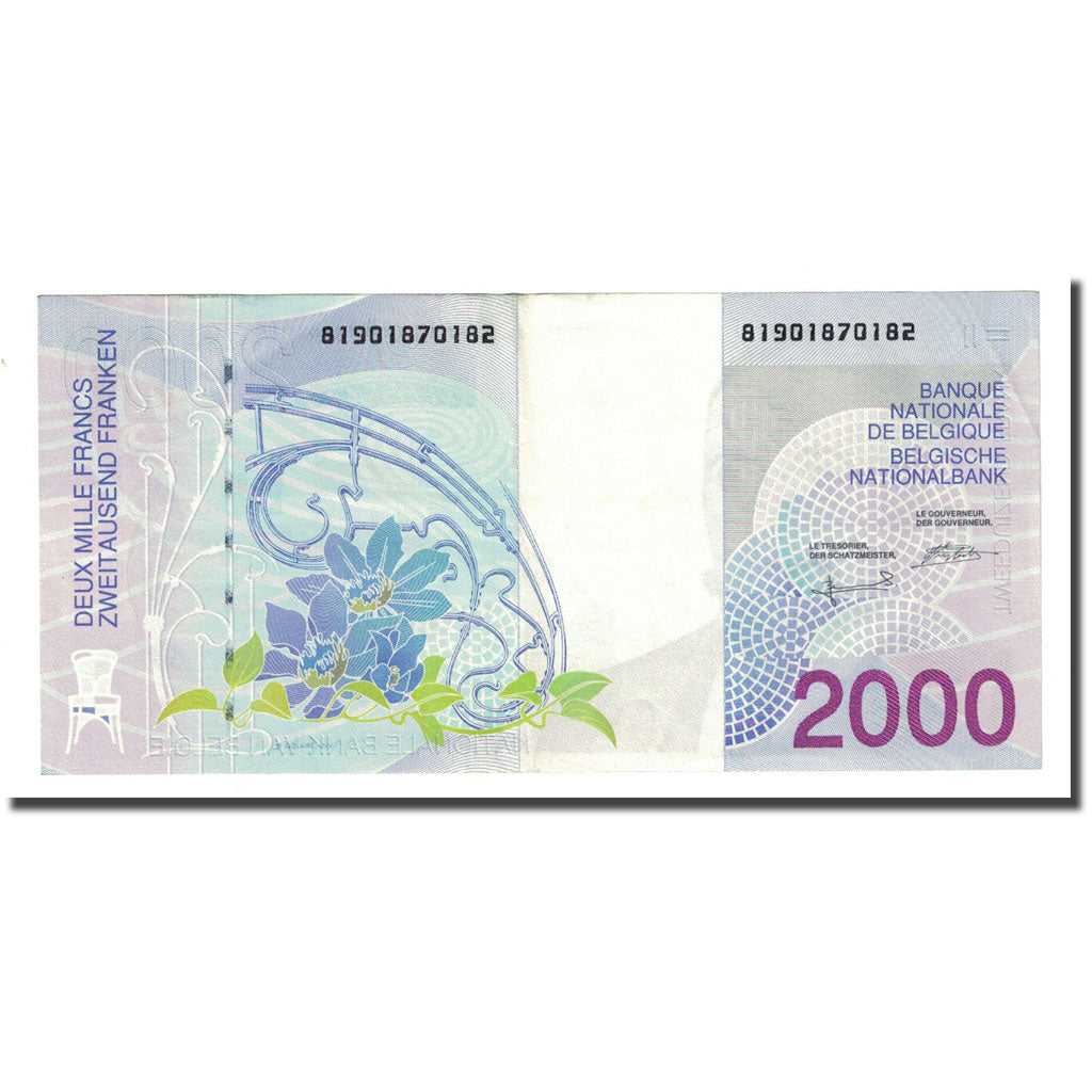Billet, Belgique, 2000 Francs, 1994-2001, KM:151, SUP