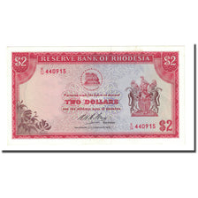 Billete, 2 Dollars, Rodesia, 1970-02-17, KM:31a, EBC+