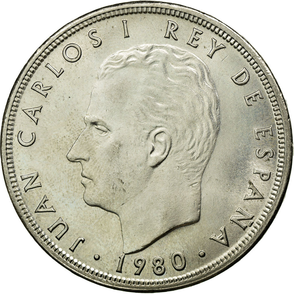 Moneda, España, Juan Carlos I, 100 Pesetas, 1980, SC, Cobre - níquel, KM:820