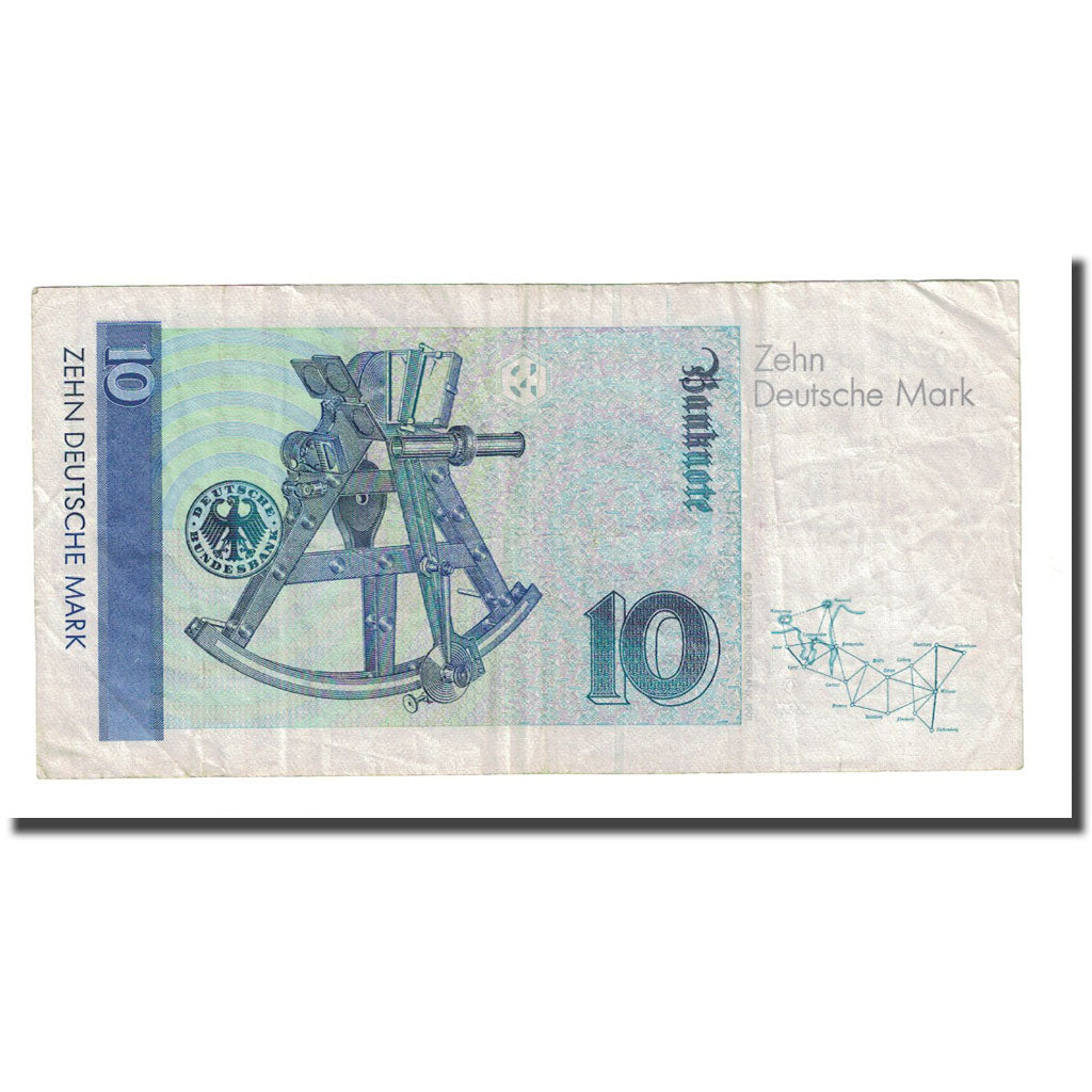Banknote, GERMANY - FEDERAL REPUBLIC, 10 Deutsche Mark, 1989-01-02, KM:38a