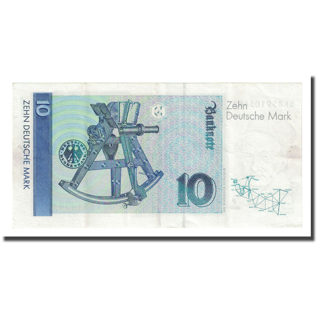 Banknote, GERMANY - FEDERAL REPUBLIC, 10 Deutsche Mark, 1993-10-01, KM:38c