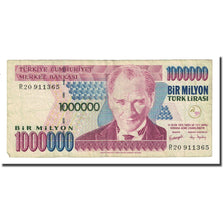 Billete, 1,000,000 Lira, L.1970, Turquía, KM:213, BC
