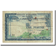Banconote, INDOCINA FRANCESE, 1 Piastre = 1 Dong, Undated (1954), KM:105, MB