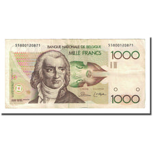 Banknote, Belgium, 1000 Francs, Undated (1980-96), KM:144a, EF(40-45)