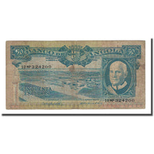 Banknote, Angola, 50 Escudos, 1962-06-10, KM:93, VF(20-25)