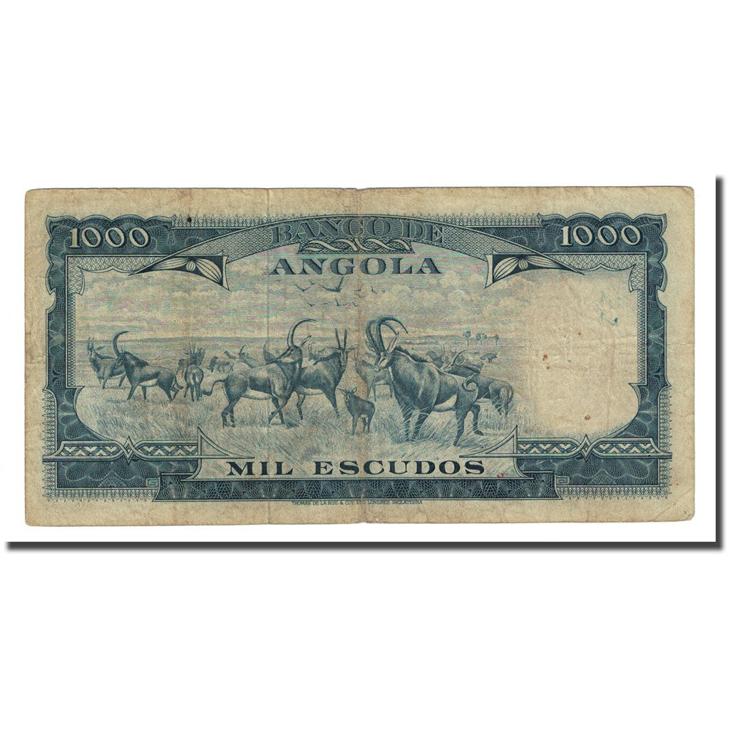 Banconote, Angola, 1000 Escudos, 1962-06-10, KM:96, MB