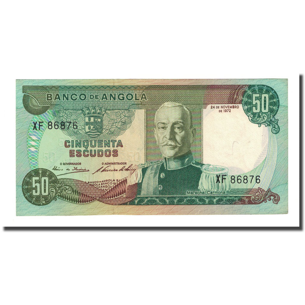 Banknote, Angola, 50 Escudos, 1972-11-24, KM:100, UNC(65-70)