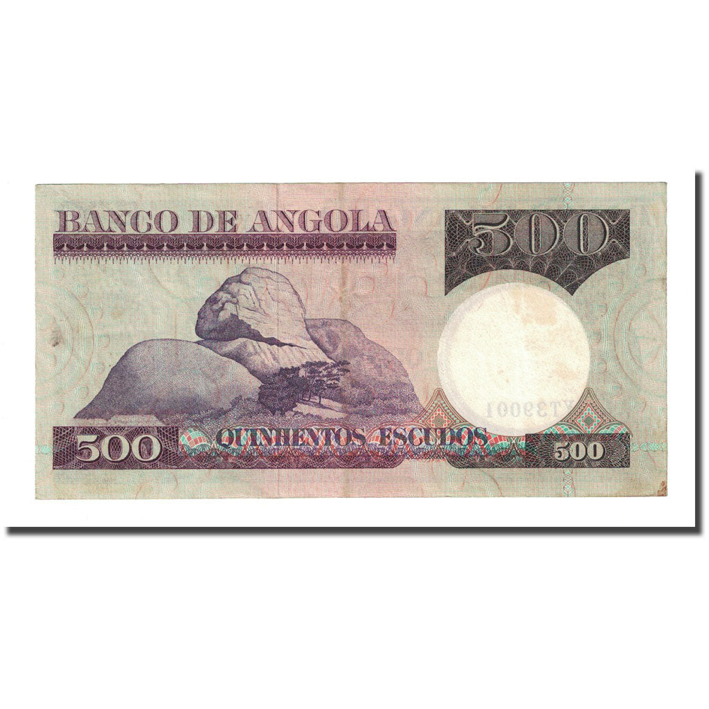Billete, 500 Escudos, Angola, 1973-06-10, KM:107, EBC