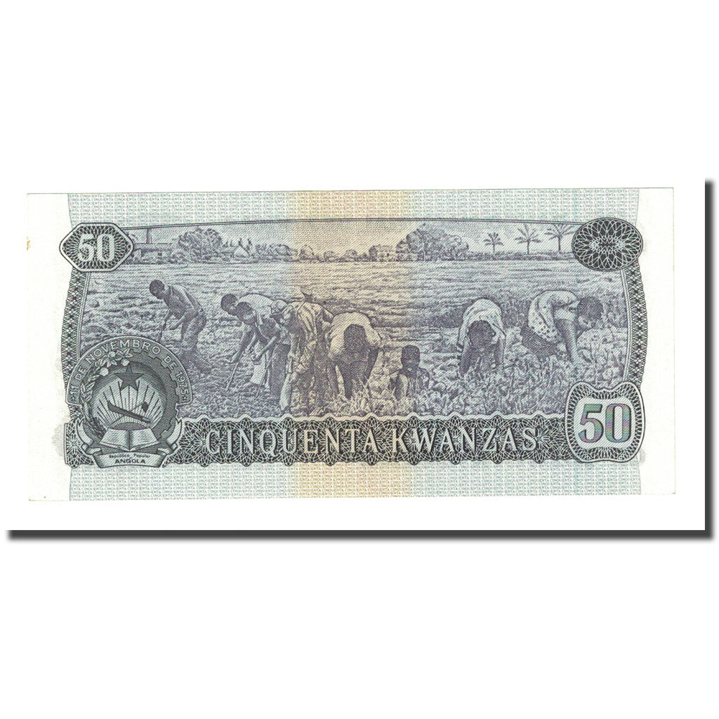 Banknote, Angola, 50 Kwanzas, 1976-11-11, KM:110a, UNC(65-70)
