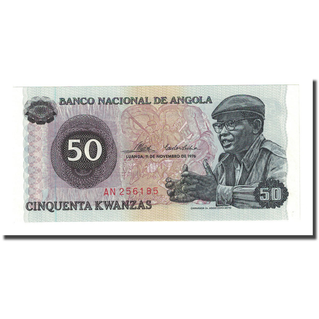 Banknote, Angola, 50 Kwanzas, 1976-11-11, KM:110a, UNC(65-70)