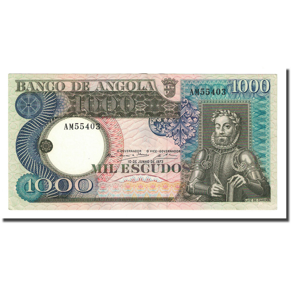 Billete, 1000 Escudos, Angola, 1973-06-10, KM:108, UNC