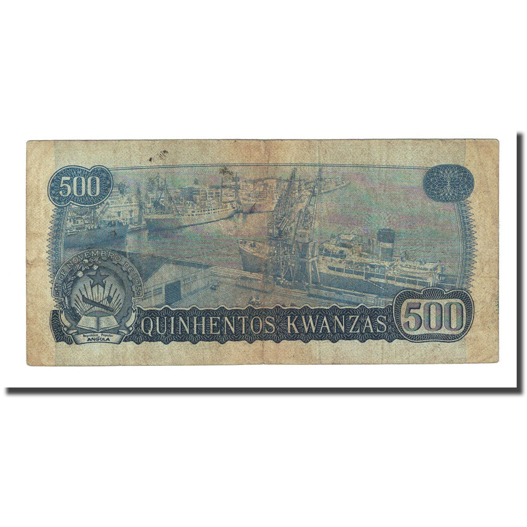 Billete, 500 Kwanzas, Angola, 1979-08-14, KM:116, BC