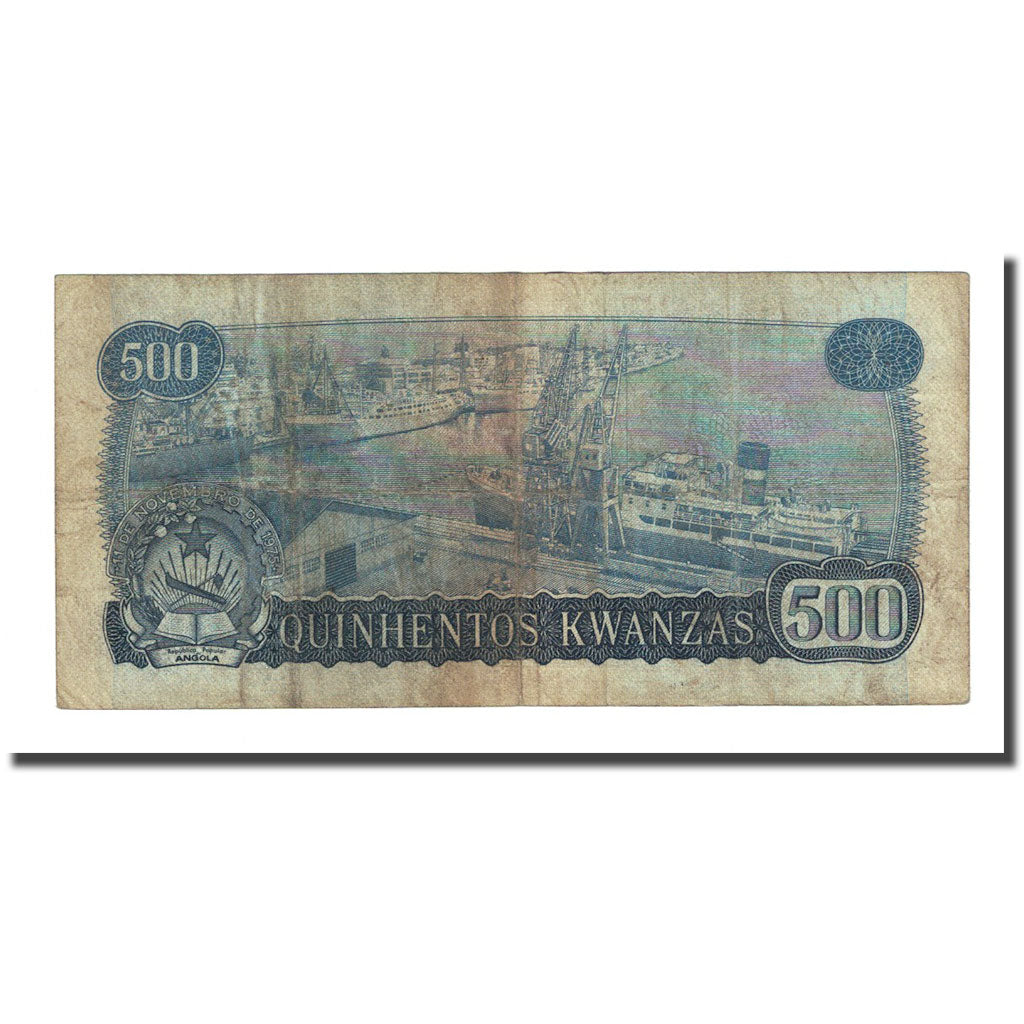 Billete, 500 Kwanzas, Angola, 1979-08-14, KM:116, BC