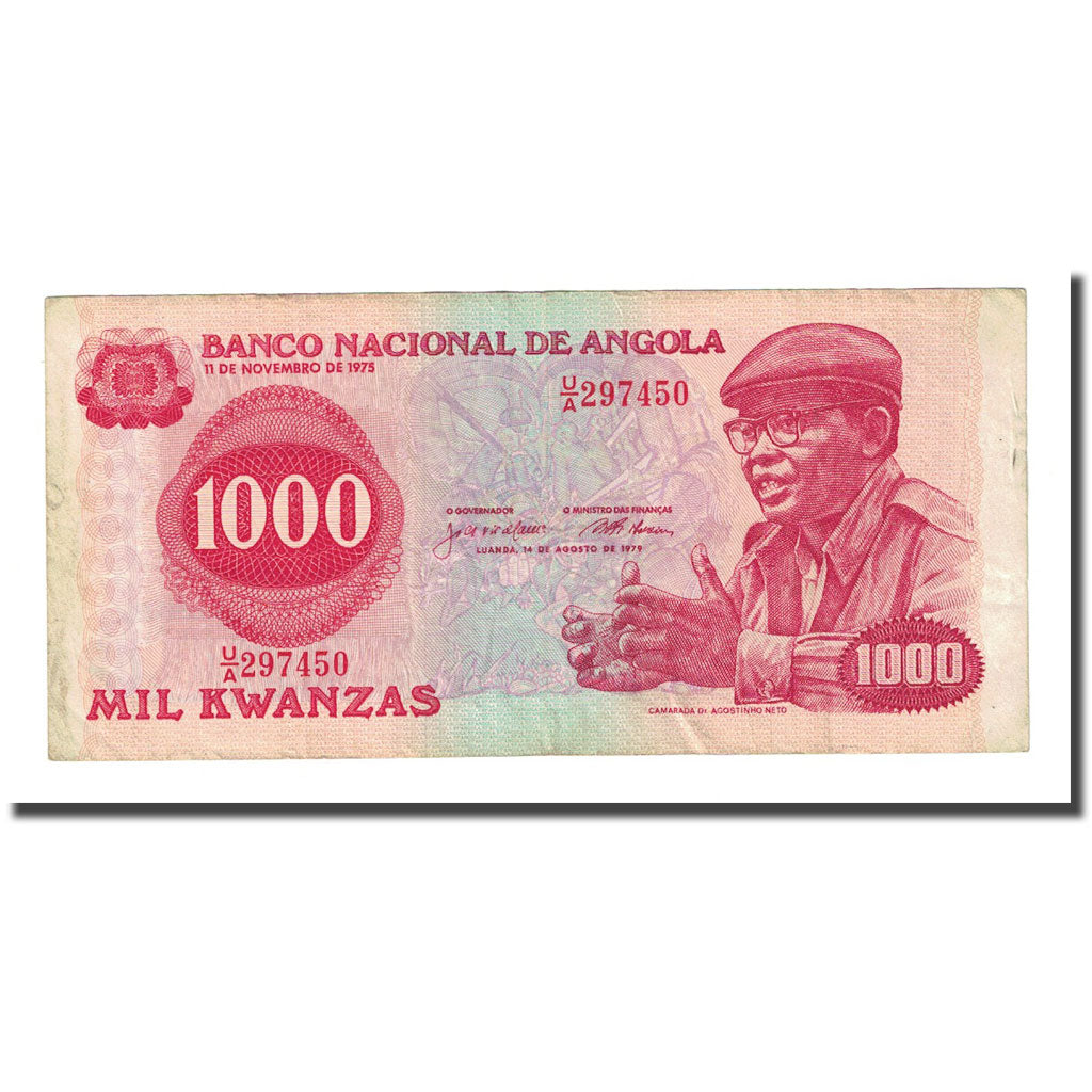 Billete, 1000 Kwanzas, Angola, 1979-08-14, KM:117a, EBC