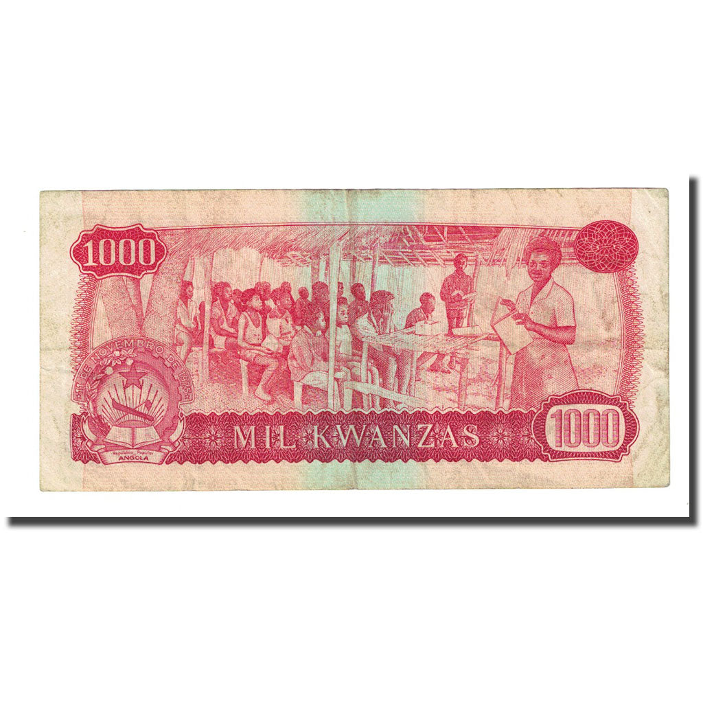 Billete, 1000 Kwanzas, Angola, 1979-08-14, KM:117a, MBC+