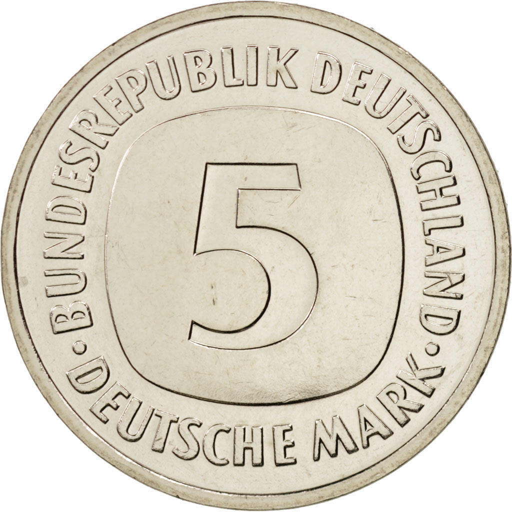GERMANY - FEDERAL REPUBLIC, 5 Mark, 1983, Munich, MS(63), KM 140.1