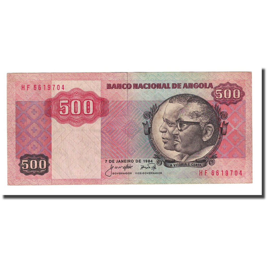 Banknote, Angola, 500 Kwanzas, 1984-01-07, KM:120A, EF(40-45)
