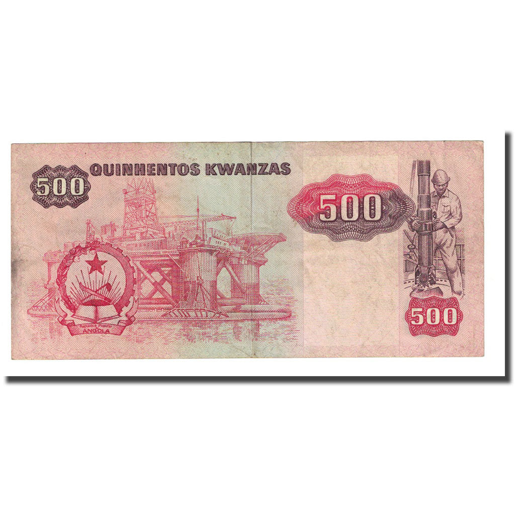 Banknote, Angola, 500 Kwanzas, 1984-01-07, KM:120A, EF(40-45)