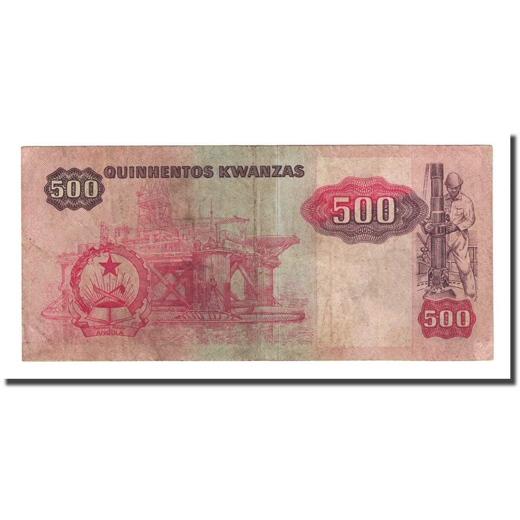 Billete, 500 Kwanzas, Angola, 1987-11-11, KM:120b, MBC