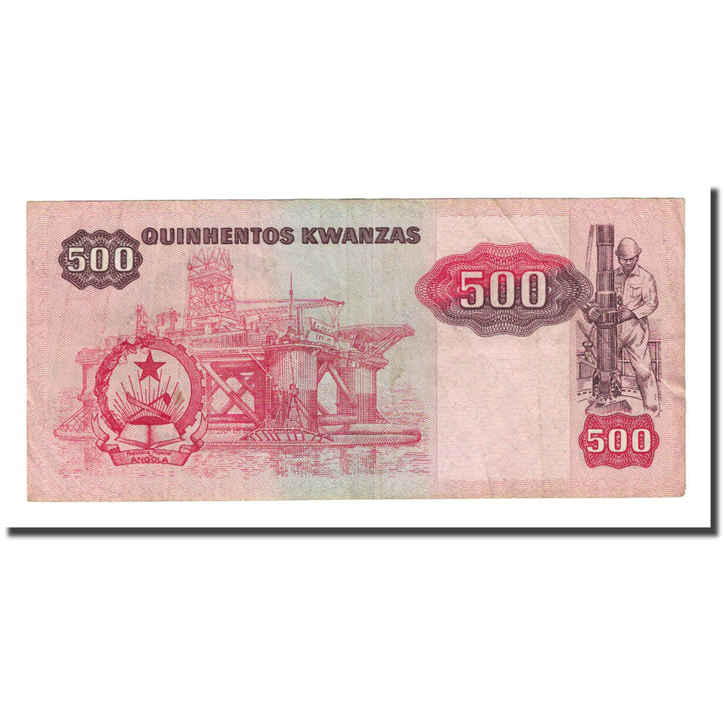Billete, 500 Kwanzas, Angola, 1987-11-11, KM:120b, MBC+
