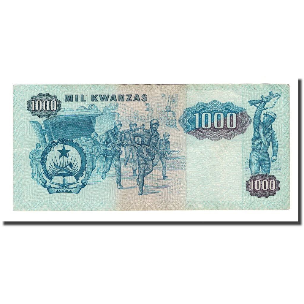 Billete, 1000 Kwanzas, Angola, 1987-11-11, KM:121b, SC