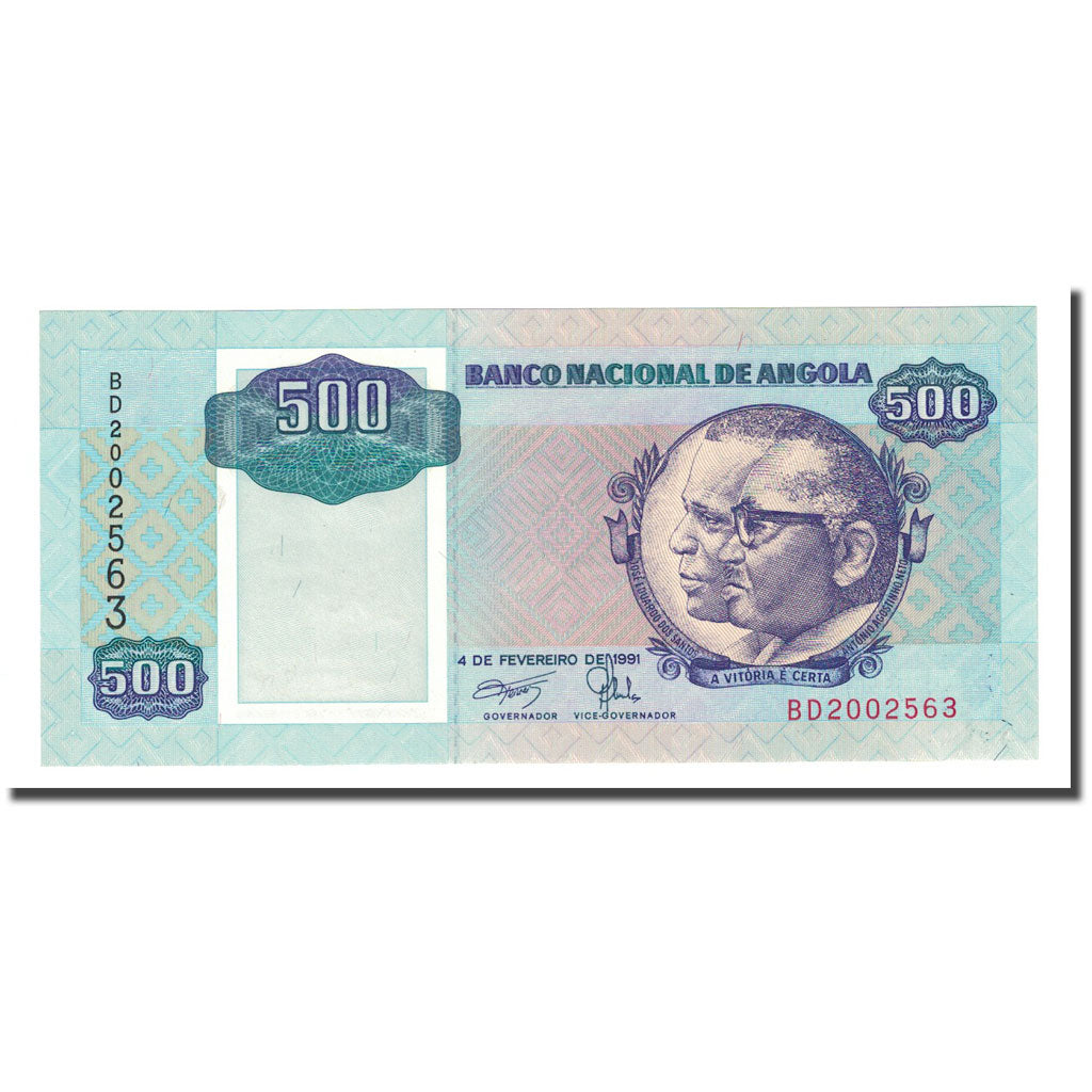 Billete, 500 Kwanzas, Angola, 1991-02-04, KM:128b, UNC