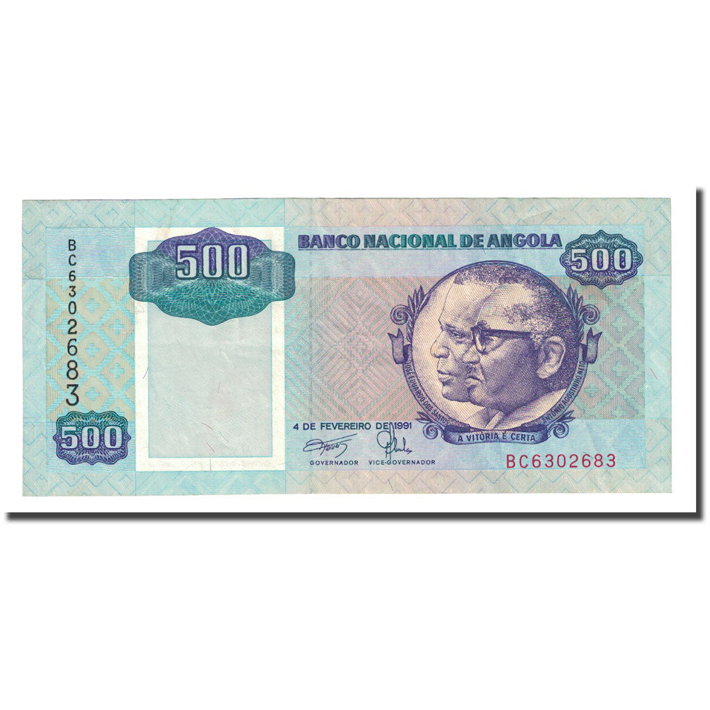Billete, 500 Kwanzas, Angola, 1991-02-04, KM:128b, SC+