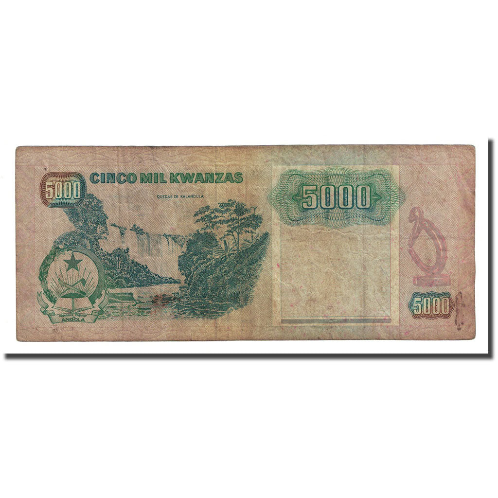Banknote, Angola, 5000 Kwanzas, 1991-02-04, KM:130c, VF(20-25)