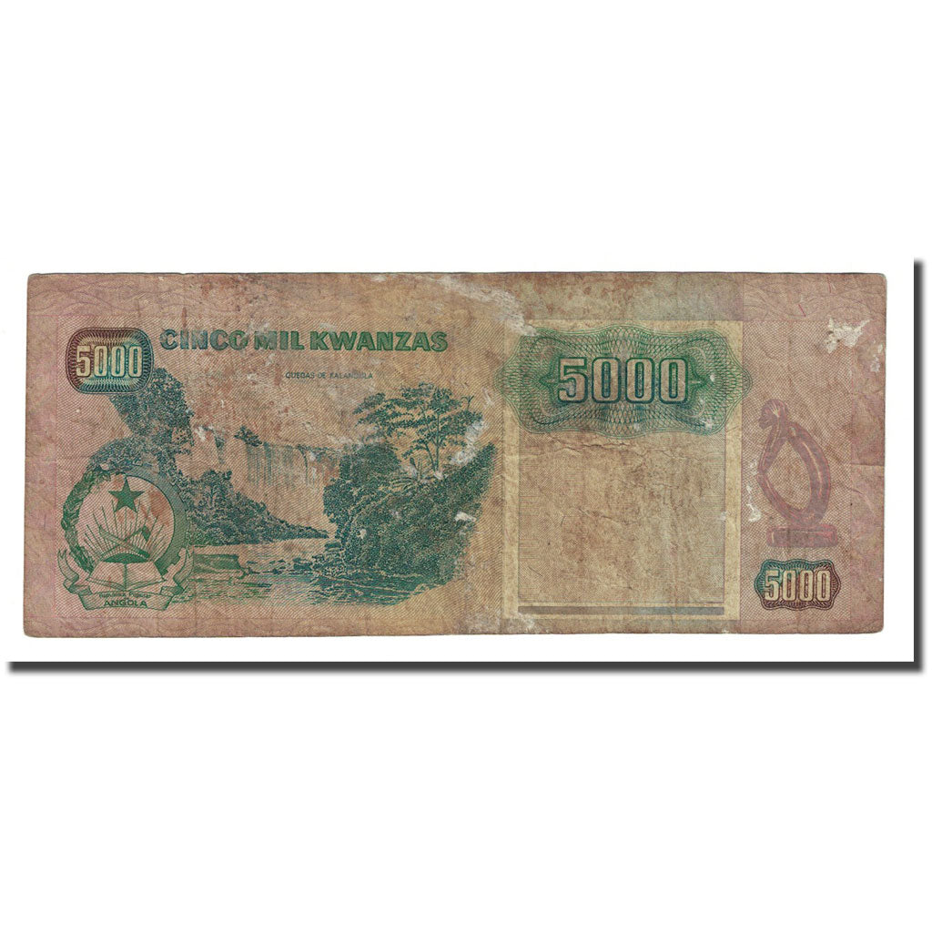 Billete, 5000 Kwanzas, Angola, 1991-02-04, KM:130b, BC