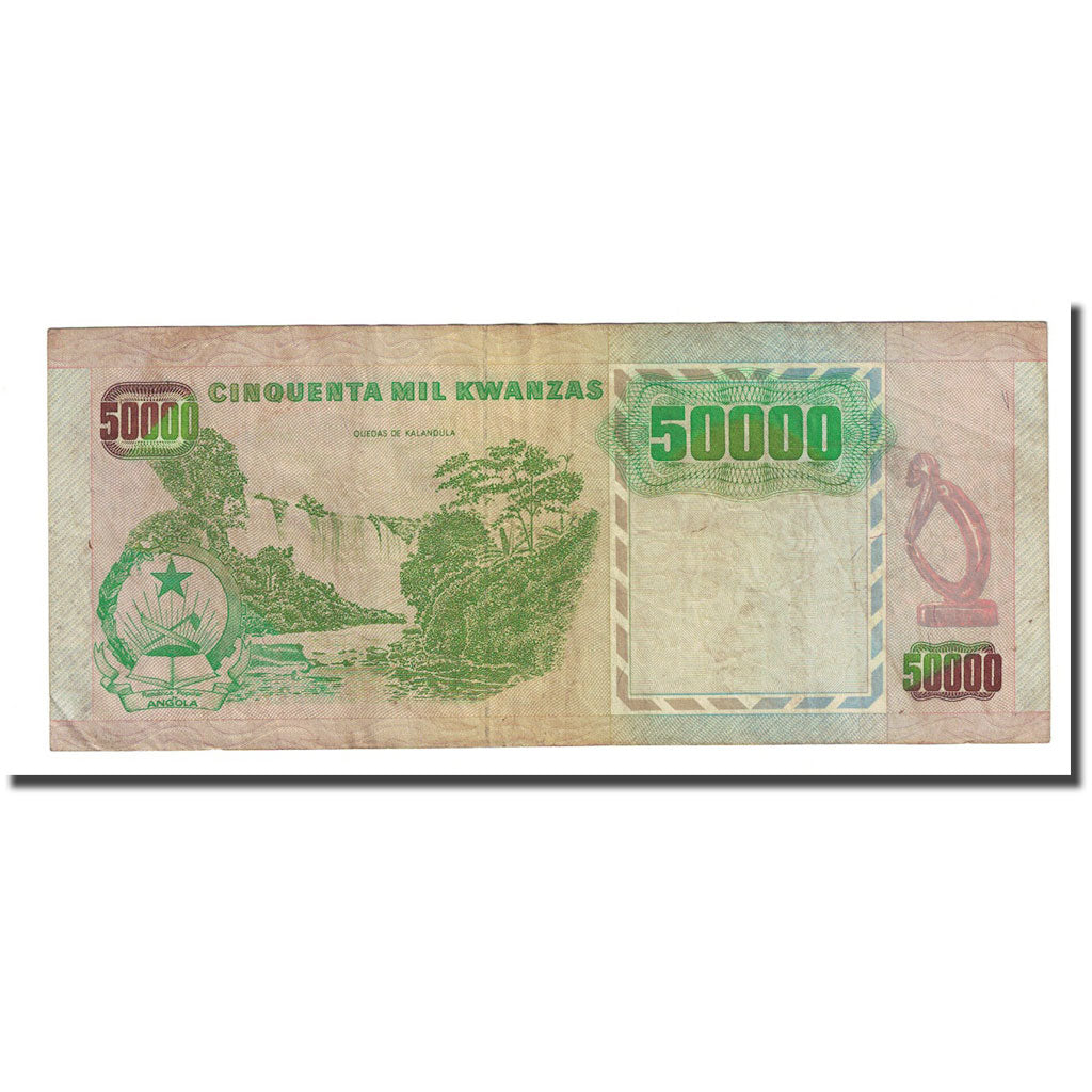 Banknote, Angola, 50,000 Kwanzas, 1991-02-04, KM:132, EF(40-45)
