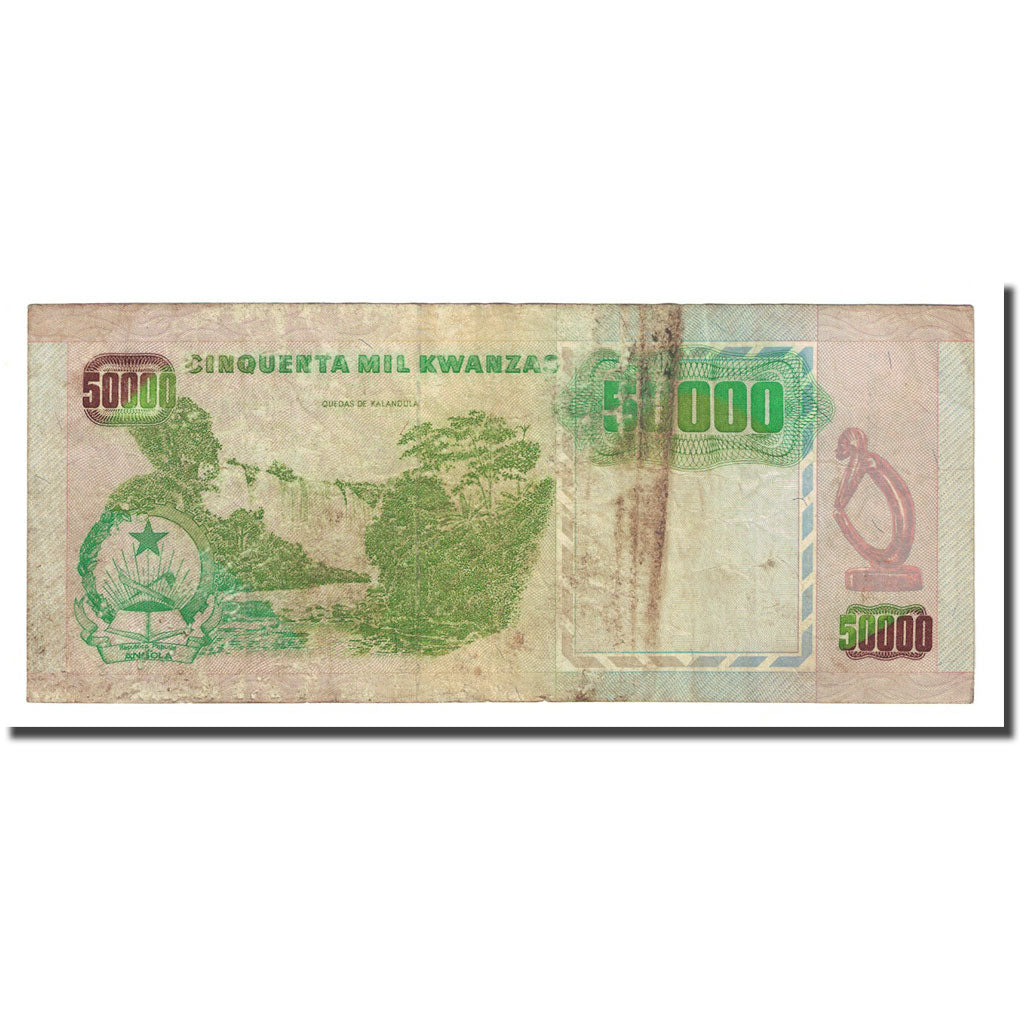 Banknote, Angola, 50,000 Kwanzas, 1991-02-04, KM:132, VF(20-25)