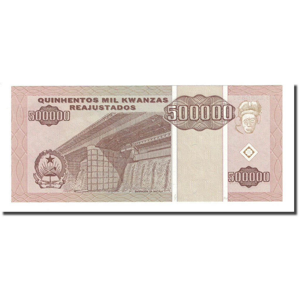 Billet, Angola, 500,000 Kwanzas Reajustados, 1995-05-01, KM:140, NEUF