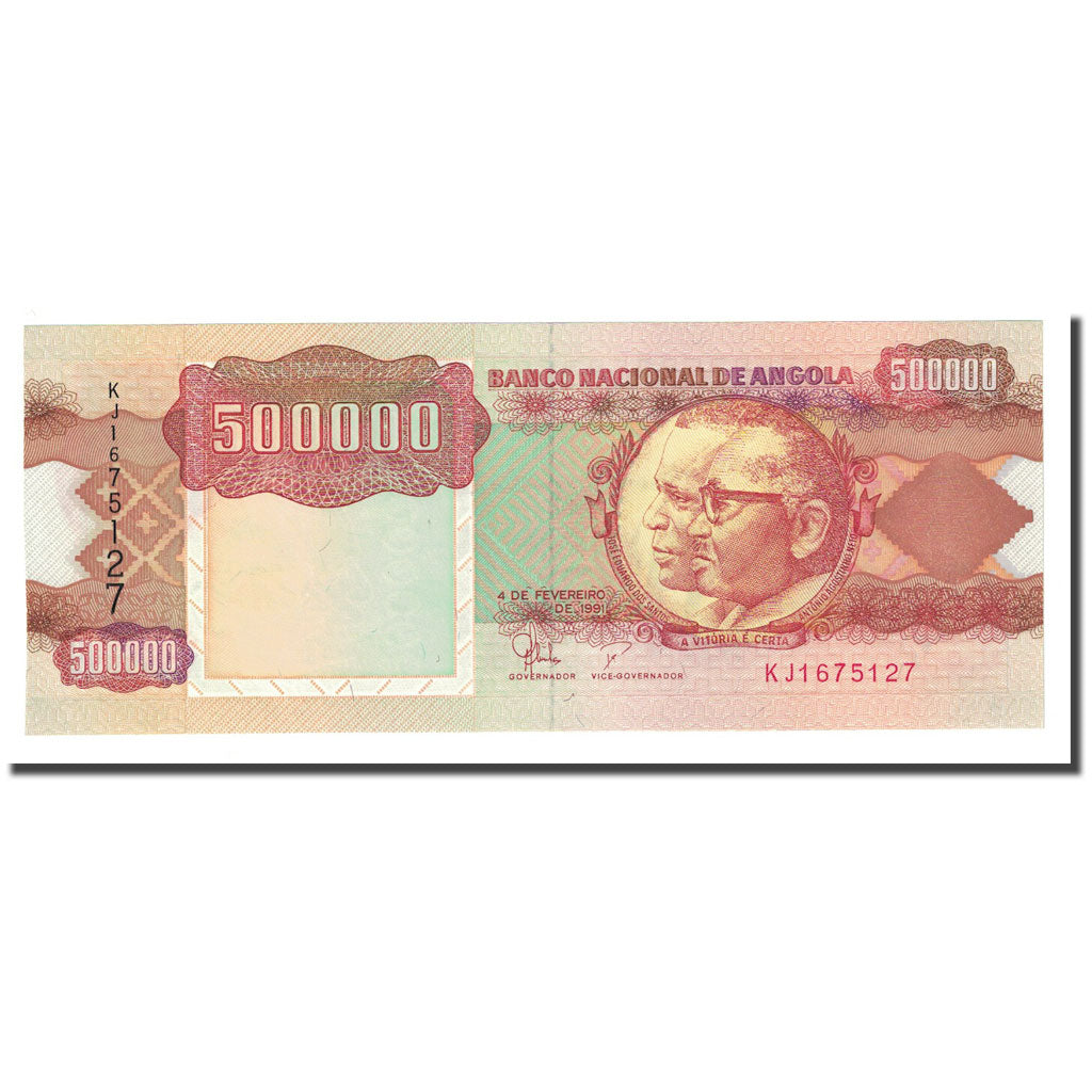Billete, 500,000 Kwanzas, Angola, 1991-02-04, KM:134, UNC