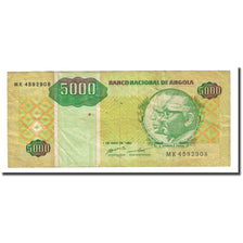 Banconote, Angola, 5000 Kwanzas Reajustados, 1995-05-01, KM:136, MB+