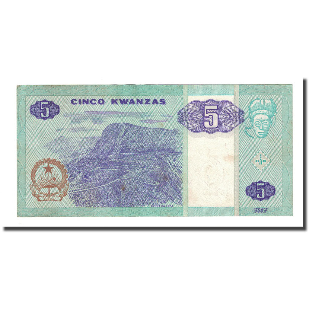 Banknote, Angola, 5 Kwanzas, 10-1999, KM:144a, UNC(63)