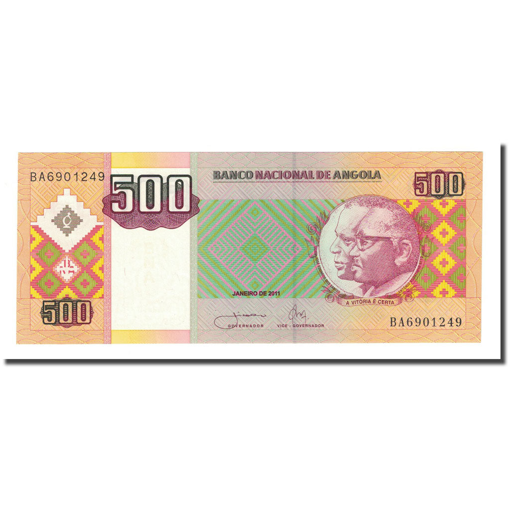 Banknote, Angola, 500 Kwanzas, 01.2011, UNC(65-70)
