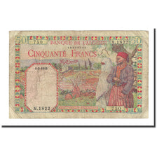 Banknote, Tunisia, 50 Francs, 1945-03-01, KM:12b, VF(20-25)