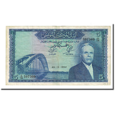 Banknote, Tunisia, 5 Dinars, 1962-03-20, KM:61, VF(30-35)