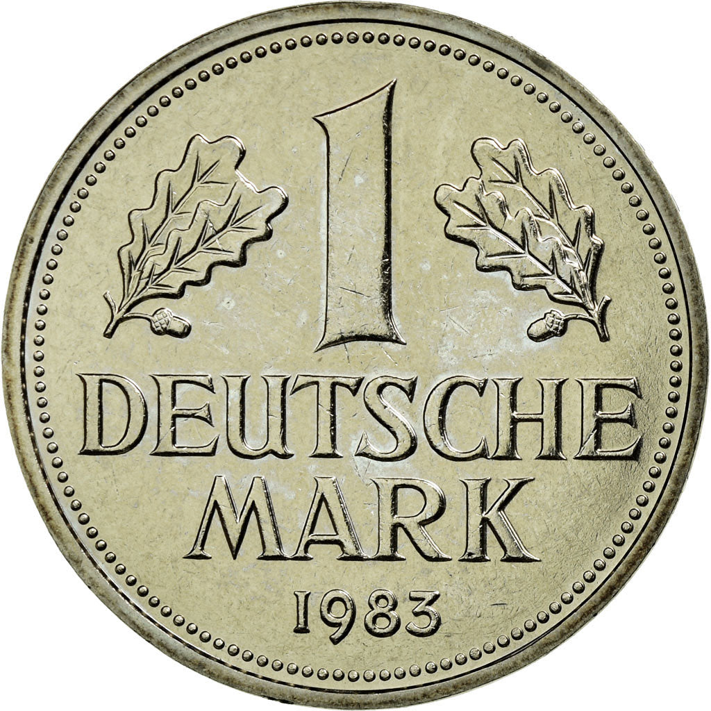 Coin, GERMANY - FEDERAL REPUBLIC, Mark, 1983, Munich, MS(63), Copper-nickel
