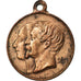 Frankrijk, Medaille, Mariage de Napoléon III et Eugénie à Notre Dame, 1853