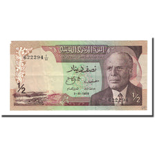 Banknote, Tunisia, 1/2 Dinar, 1972-08-03, KM:66a, EF(40-45)