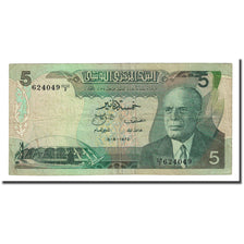 Billete, 5 Dinars, Túnez, 1972-08-03, KM:68a, MBC