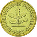 Coin, GERMANY - FEDERAL REPUBLIC, 5 Pfennig, 1983, Munich, MS(63), Brass Clad