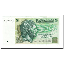 Banknote, Tunisia, 5 Dinars, 1993-11-07, KM:92, UNC(65-70)