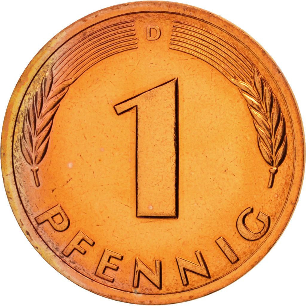 GERMANY - FEDERAL REPUBLIC, Pfennig, 1983, Munich, MS(63), KM 105